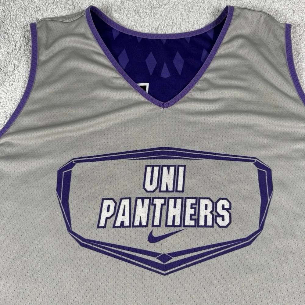 UNI Panthers Northern Iowa Reversible Practice Basketball Jersey ~ Adult XXL #14